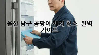 울산 남구 곰팡이 제거 청소 ✨ 완벽 가이드 🏡